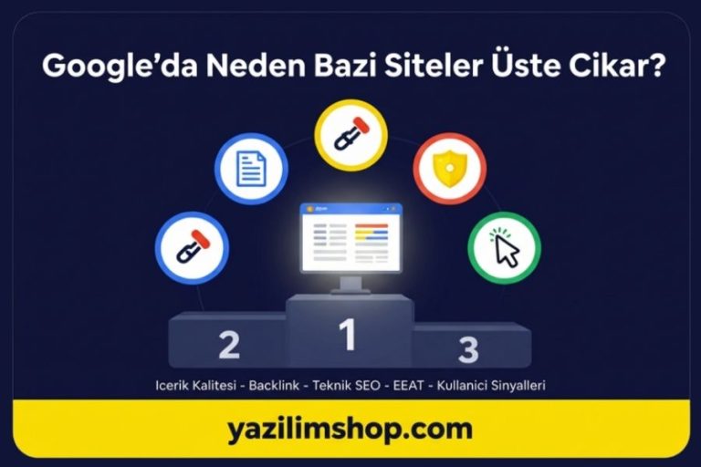 Neden bazı siteler üstte çıkar? 3 Neden bazı siteler üstte çıkar?