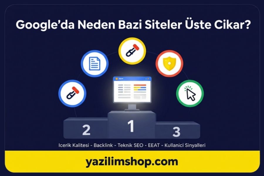 Neden bazı siteler üstte çıkar? 1 google neden bazi siteleri ilk sayfada cikarir