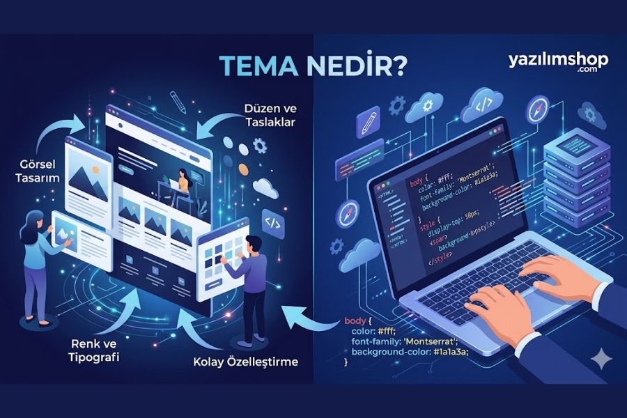 wordpress teme nedir yazilimshop